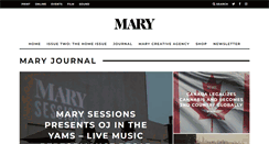 Desktop Screenshot of mary-magazine.com